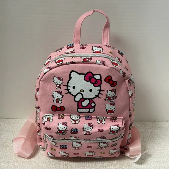Hello Kitty Pink Kids Mini Backpack - Picture 2 of 5